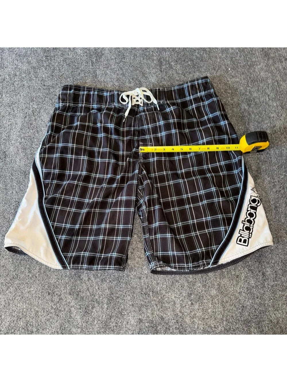 Billabong Grail Baby Blue Pinstripe Surf Board Shorts Mens 2XL Vtg y2k 90s Rare